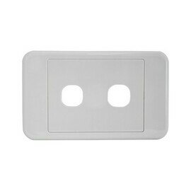 2 GANG WALL PLATE