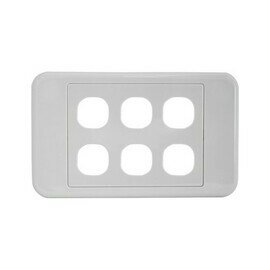 6 GANG WALL PLATE