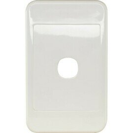 1 GANG WALL PLATE WHITE