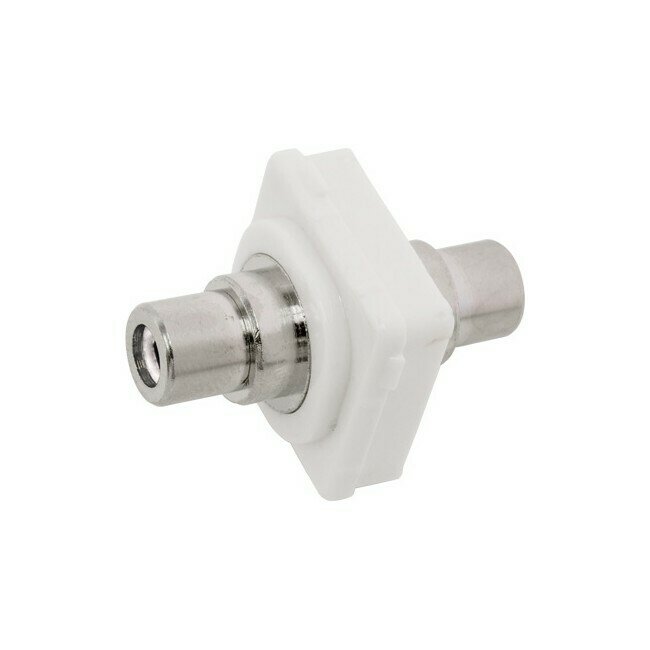 WHITE RCA SOCKET TO SOCKET