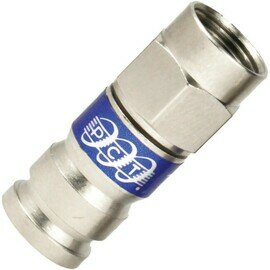 &#39;F&#39; RG6 COMPRESSION CONNECTOR