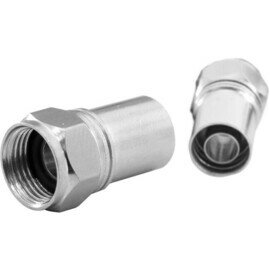 &#39;F&#39; COMPRESSION RG6 PLUG
