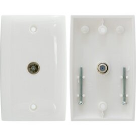 PAL TO F SOCKET WALL PLATE