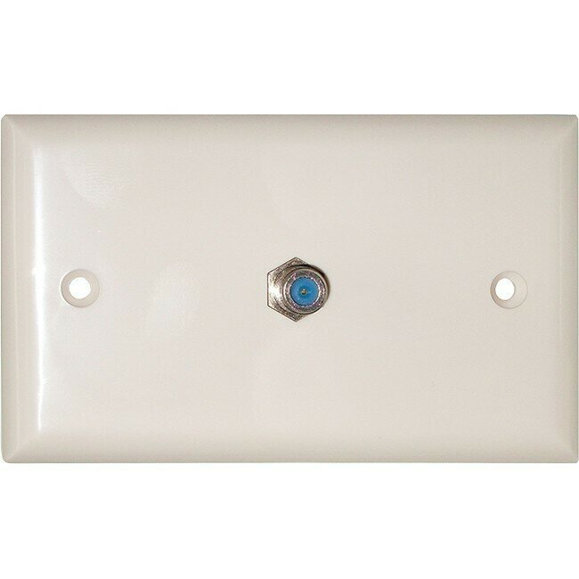 SINGLE &#39;F&#39; SOCKET WALL PLATE