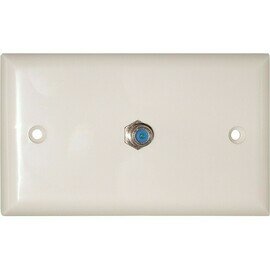 SINGLE &#39;F&#39; SOCKET WALL PLATE