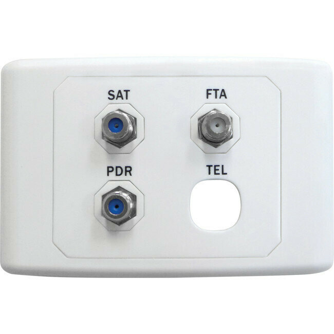 SAT / FTA / PDR OUTLET PLATE