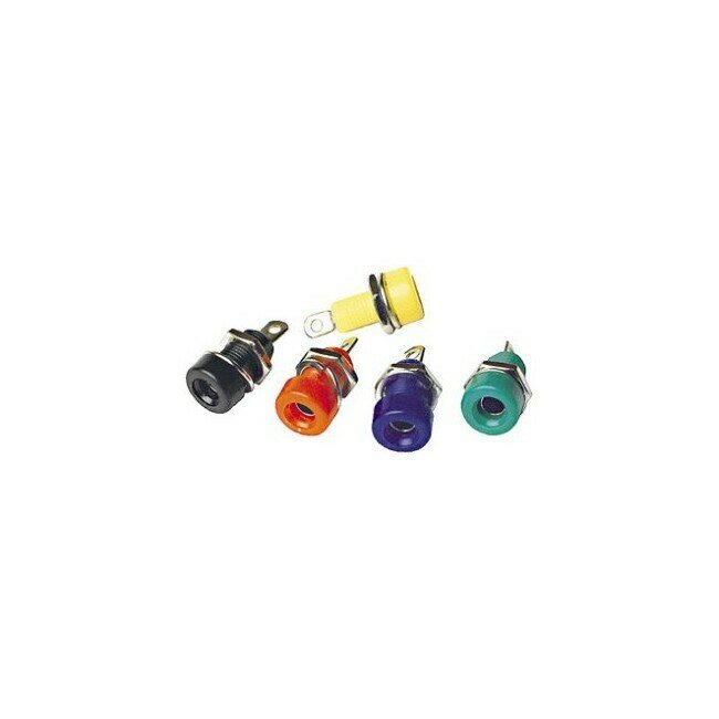 4MM BANANA SOCKET BLACK