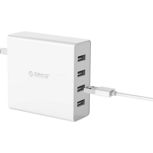 30W 4 PORT USB WALL CHARGER