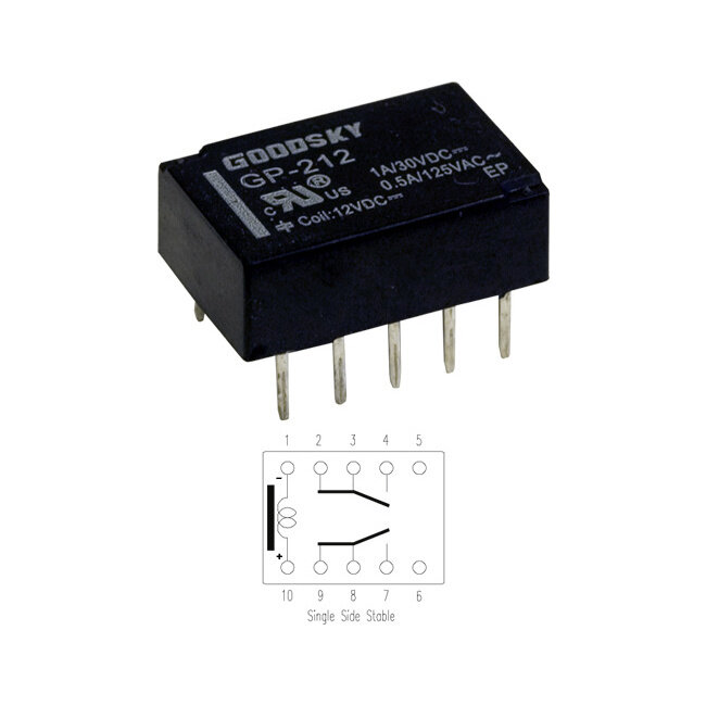 12V DC 1A COMPACT RELAY