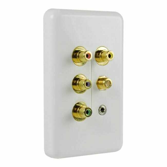 COMPONENT + CVBS + IR + &#39;F&#39; RF