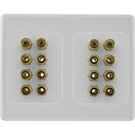 16 TERMINAL SPEAKER WALL PLATE