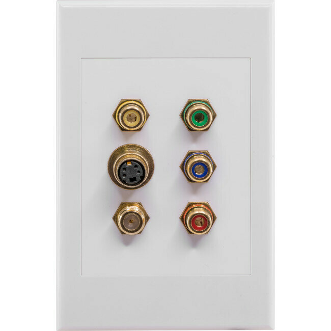 COMPONENT -SVHS -CVS &amp; F PLATE
