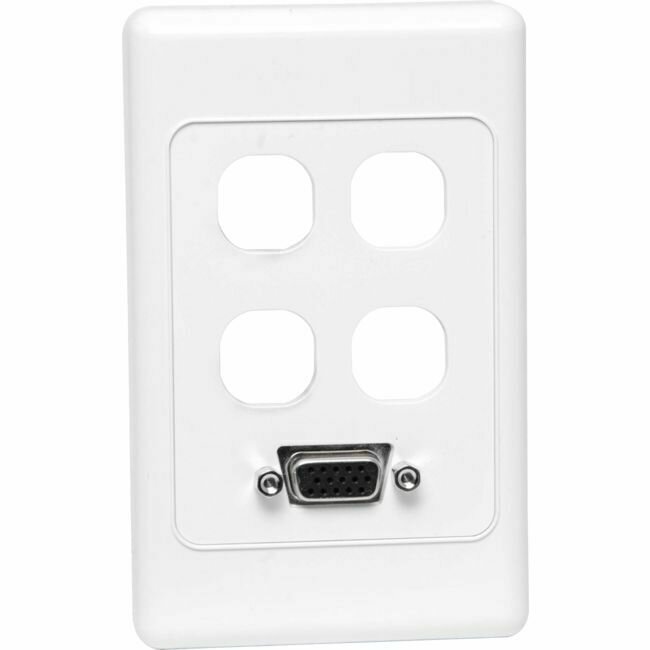 VGA WITH 4 GANG WALL PLATE