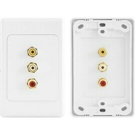 COMPOSITE AV WALL PLATE