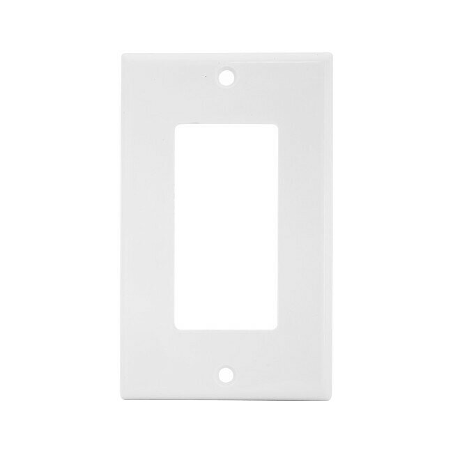 BLANK WALL PLATE WITH CUTOUT