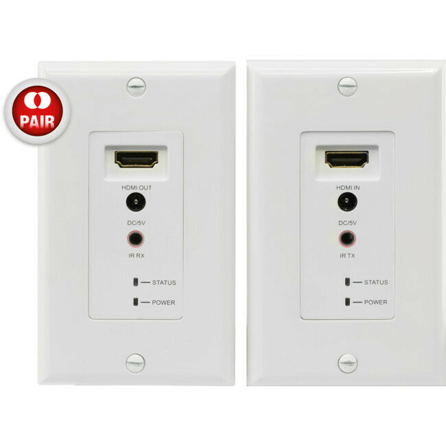 HDMI OVER CAT5E/6 WALL PLATE