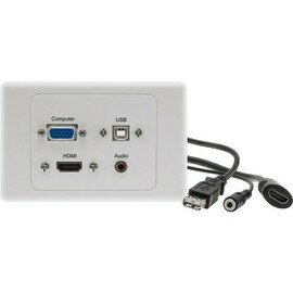 USB-B 3.5MM AUDIO VGA HDMI W/P