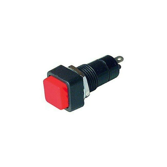 MOMENTARY ON PUSH BUTTON RED