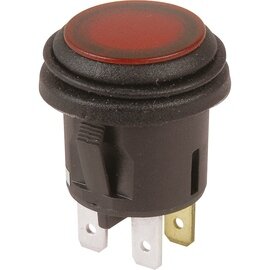 IP56 RED NEON PUSH BUTTON