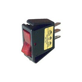 12V DC ROCKER SWITCH RED