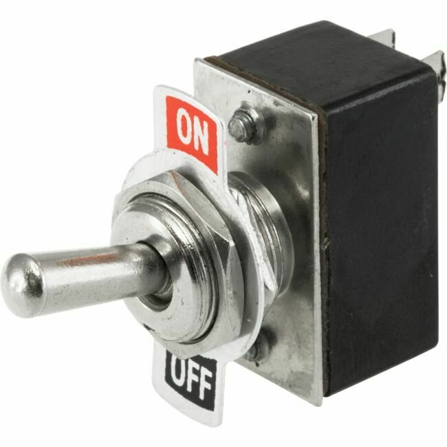 SPST METAL TOGGLE SWITCH