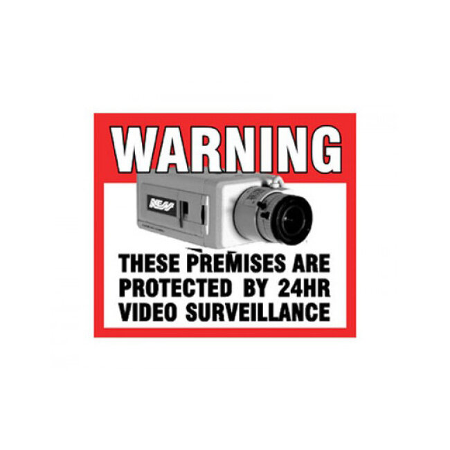 CCTV WARNING STICKER [REAR]