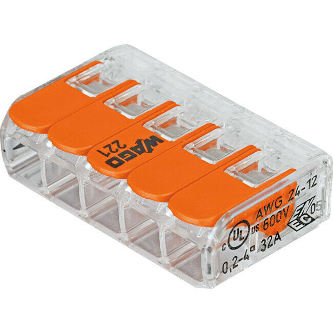 24-12 AWG 32A 5POLE TERMINAL