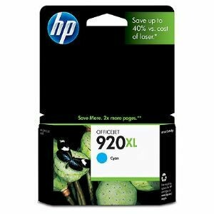 HP #920 Cyan XL Ink CD972AA