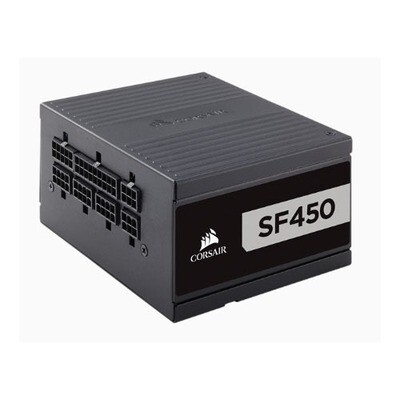 Corsair 450W SF 80+ Platinum Fully Modular 80mm FAN SFX PSU (Not ATX Standard) 7 Years Warranty