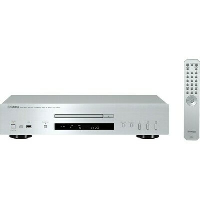 SILVER CD PLAYER WITH USB PORT