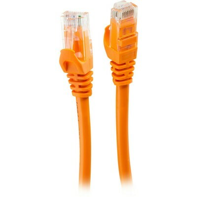 ORANGE CAT6A PATCH LEAD - 2M