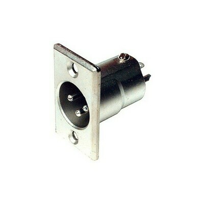 3 PIN PANEL XLR PLUG (AC3MPNZ)