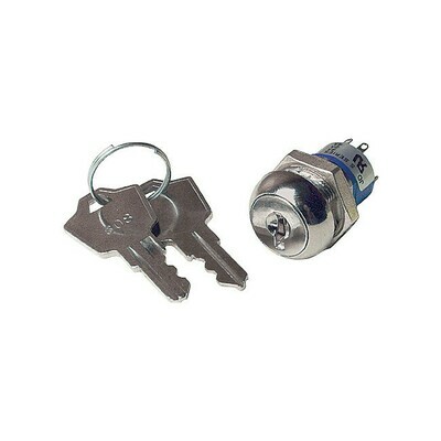 DPDT SHORT BARREL KEY SWITCH