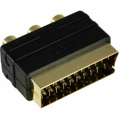 SCART PLUG TO RCA SOCKETS