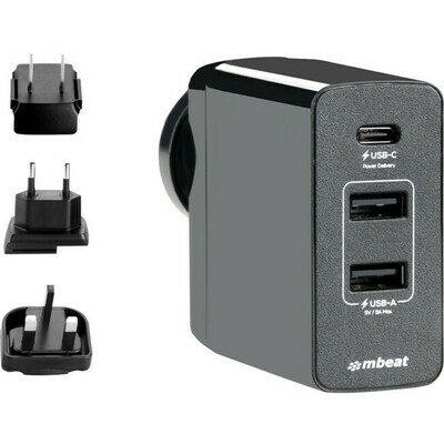 USB-C 45W WORLD TRAVEL CHARGER