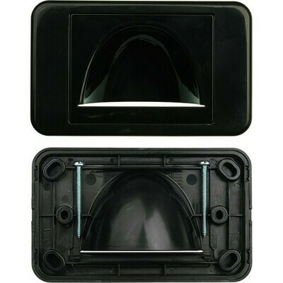 BLACK REVERSE BULLNOSE WALL