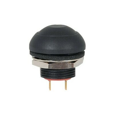 IP67 DOME PUSH BUTTON BLACK