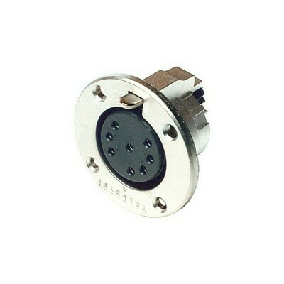 8-PIN PANEL MOUNT SOCKET