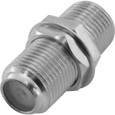 &#39;F&#39; SOCKET TO &#39;F&#39; SOCKET WHITE