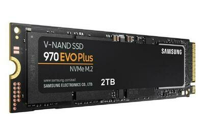 Samsung 970 Evo Plus 2TB, 64L 3-bit MLC V-NAND, M.2 (2280), NVMe, R/W(Max) 3,500MB/s/3,300MB/s, 620K/550K IOPS, 1,200TBW, 5 Years Warranty