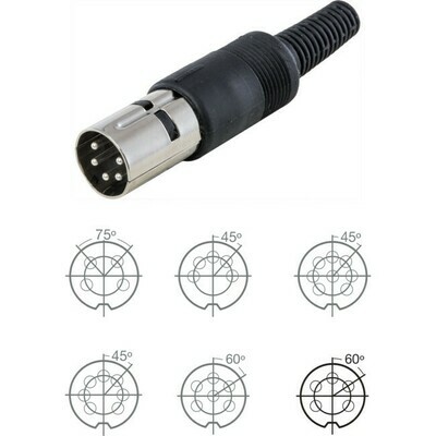 5 PIN DIN LINE PLUG
