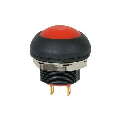 IP67 DOME PUSH BUTTON RED
