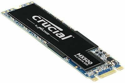 Crucial MX500 500GB M.2 (2280) SSD - 3D TLC 560/510 MB/s 90/95K IOPS Acronis True Image Cloning Software 5yr wty