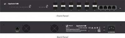 Ubiquiti Managed 10Gigabit Switch 16 Port 10G 12x SFP+ Ports, 4x 10G RJ45