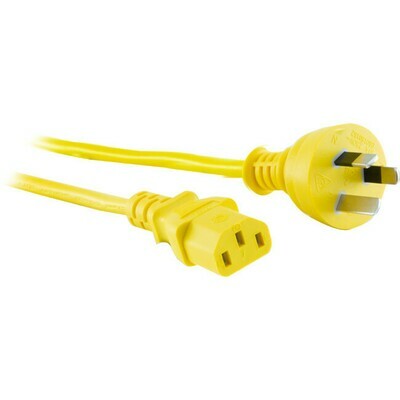 YELLOW IEC POWER LEAD - 2M