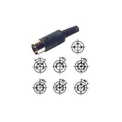 5 PIN DIN LINE PLUG