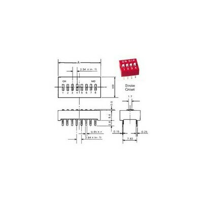 8W DIP SWITCH