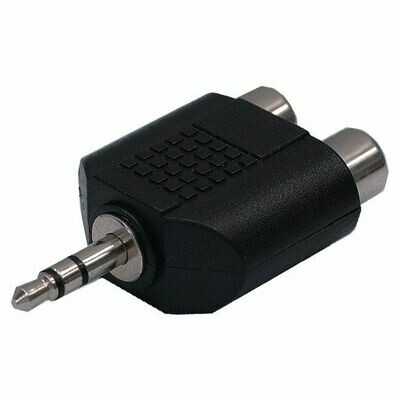 3.5MM STEREO PLUG TO 2X RCA