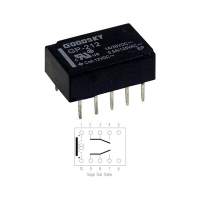 12V DC 1A COMPACT RELAY