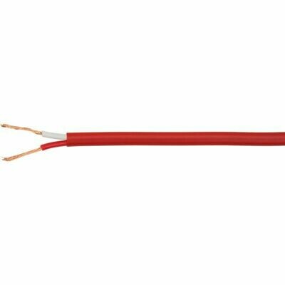 RED TWIN POWER CABLE-1M